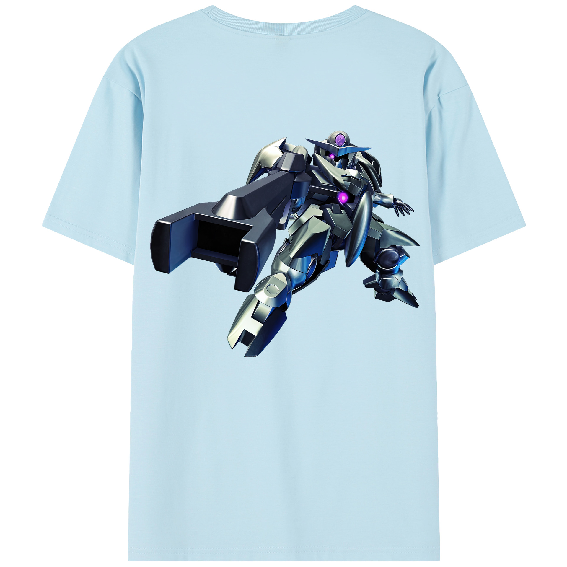 （画像用） 機動戦士ガンダム Mobile Suit Gundam 綿100％半袖Tシャツ（背面プリント）